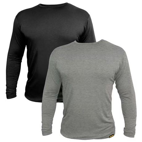 Chandail couche de base manches longues homme moyen 2 unités