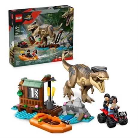 LEGO Jurassic World L'évasion en rivière du T Rex 76975