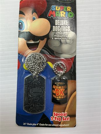 5 médaillons Super Mario Deluxe Dog Tags
