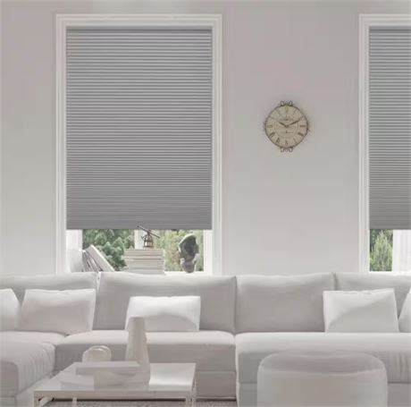 Store cellulaire occultant sans corde étain 48 x 48 po