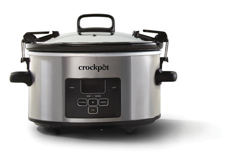 Mijoteuse programmable moyenne Crock-Pot 4 pte (inox)