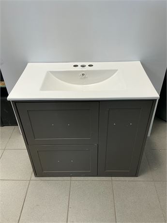 Meuble lavabo Mediterrano 31.5 po