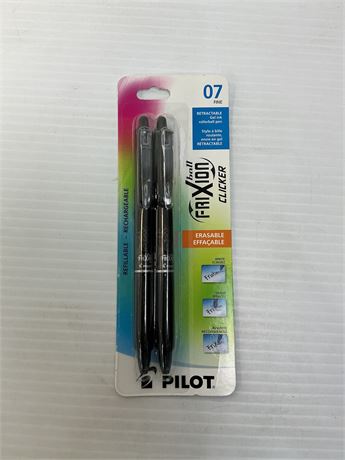 Stylos Pilot effaçables rechargeables 0.7mm