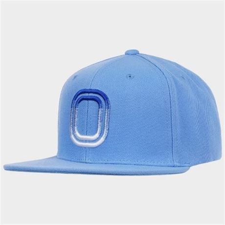 Casquette baseball Overtime visière plate 3D logo ombré - bleu