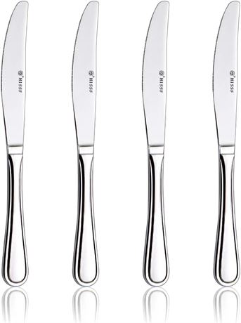 Couteaux à beurre en acier inoxydable – ensemble de 4