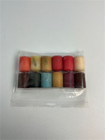 Sac de bougies assorties 12 pièces