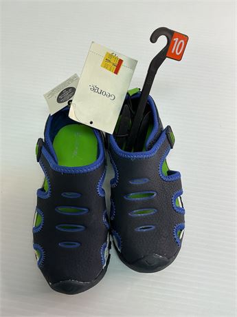 Sandales noir/bleu garçon George gr.10