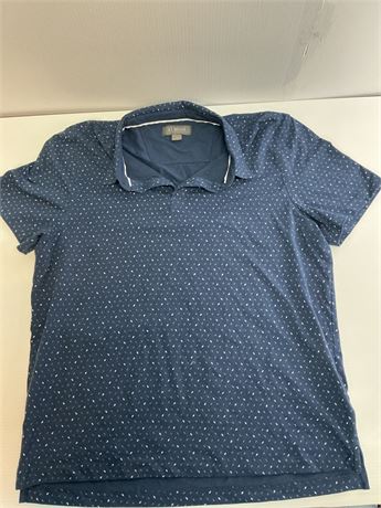 Polo bleu marin homme IKE BEHAR gr.L