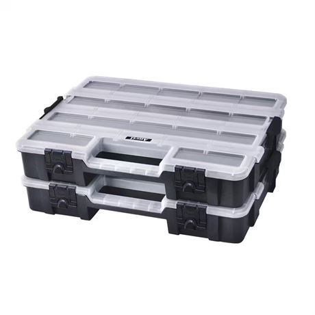 Organisateur Anvil 17 compartiments noirs (lot de 2)