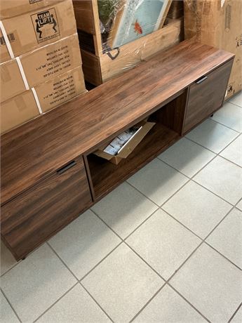 Meuble TV bois brun 70 po