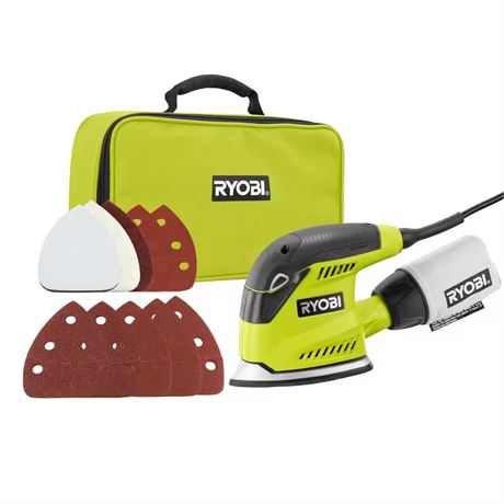 Ponceuse d’angle Ryobi Corner Cat 5,5 po avec sac à poussière
