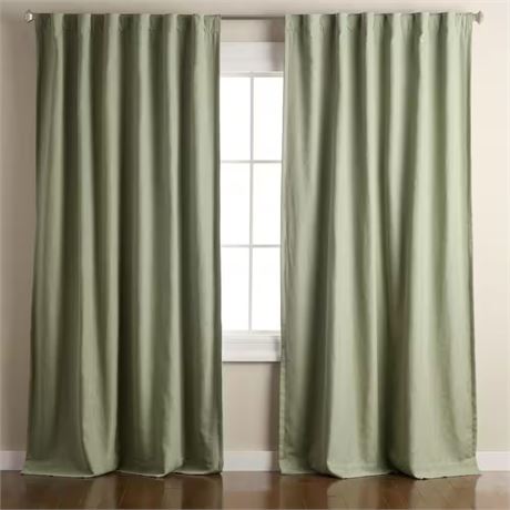 2 panneaux - Rideau occultant Arlo vert sauge 50 x 108 po