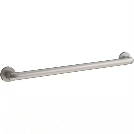 Barre d'appui Kumin 24 po nickel brossé vibrant