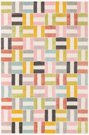 Tapis rectangulaire enfants Whimsy multi 3'11 x 5'11