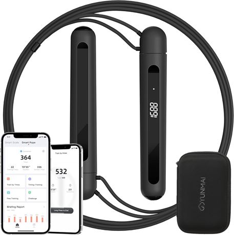 Corde à sauter intelligente YUNMAI avec compteur réglable