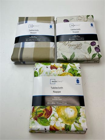 Nappe à carreaux PEVA Mainstays 60 x 84 po – modèles variés