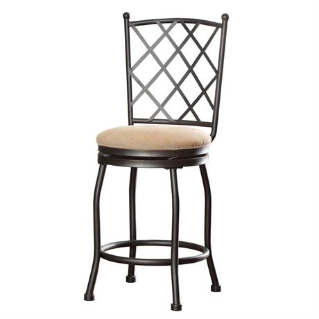 Tabouret bar hauteur comptoir Tristan naturel rembourré 24 po