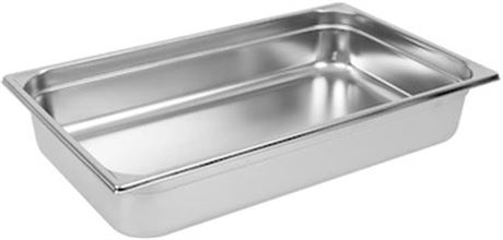 Ens. 2 - bacs Gastronorme inox taille standard 100 mm Bourgeat