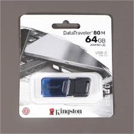 Clé USB SSK 64 Go USB-C et USB-A 3.2 – 200 Mo/s