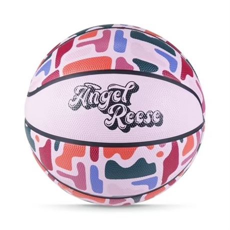 Ballon basketball Angel Reese signature 28,5 caoutchouc jeunesse/ados