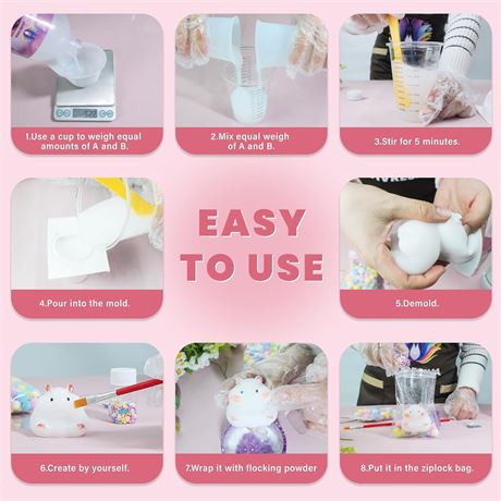 Ensemble silicone liquide Squishy 80 oz