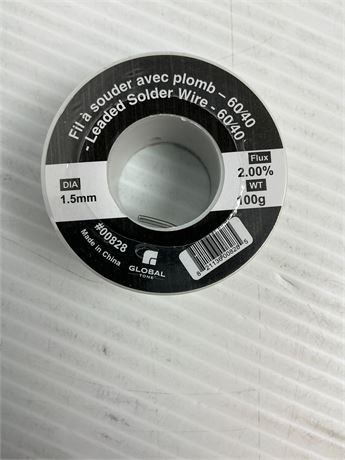 Fil soudure plombé 60/40
