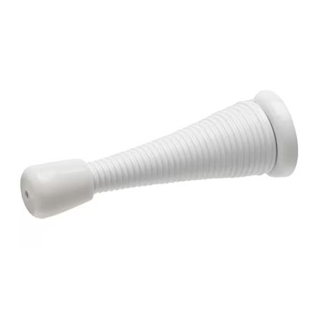 Butée de porte à ressort blanche