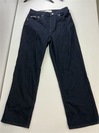 Jeans femme Calvin Klein bleu foncé 29