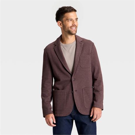 Veston tricot Comfort Wear hommes Goodfellow & Co framboise noir TTG
