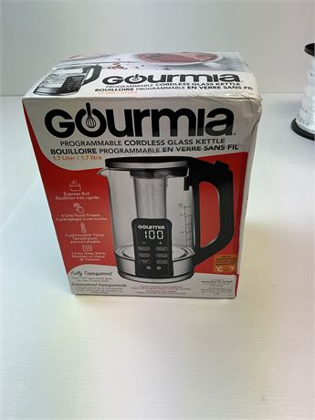 Bouilloire en verre sans fil Gourmia