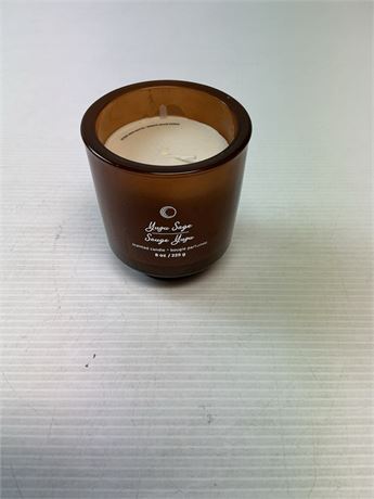 Bougie Hemlock Park mèche bois crépitante cire coco