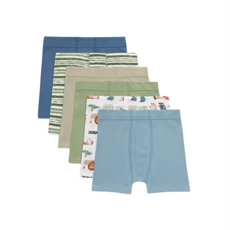 Boxers 4T Hanes Pure Comfort coton bio tout-petits garçons, assortis, pq 6