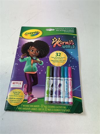 Cahier coloriage Crayola Karma's World