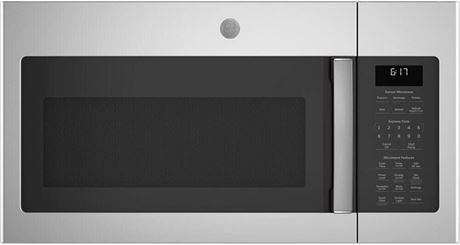 VOIR PHOTOS - Micro-ondes GE 1000 W 1,9 pi³ en acier inoxydable