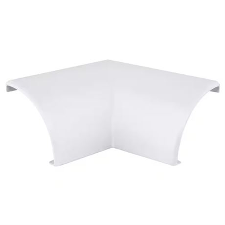 LOT DE 2 - Coude intérieur 90° quart de rond