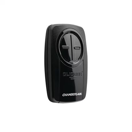 Télécommande universelle Clicker Chamberlain 2 boutons noire