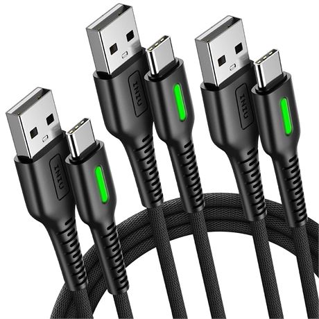 Câbles USB-C INIU charge rapide 3,1 A QC 3.0 lot de 3