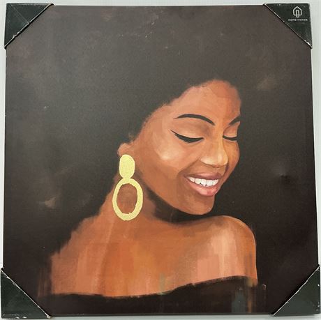 Œuvre murale Hometrends Femme 24 x 1,5 x 24 po