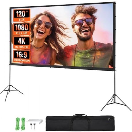 Écran projecteur VEVOR 120 po avec support