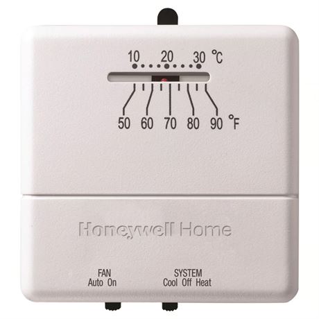 Thermostat Honeywell Home à levier chauffage/climatisation