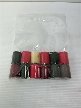 Ensemble chandelles variées (12 unités)