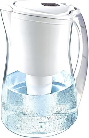 LIRE DESC. Pichet filtrant Brita moyen 8 tasses + 1 filtre std sans BPA - Marina