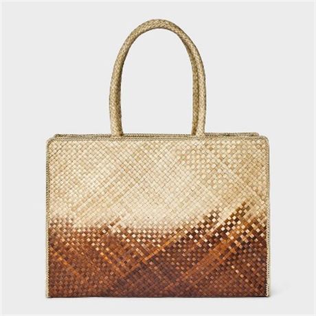 Sac fourre-tout TG tressé paille