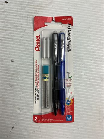 Crayons mécaniques Pentel Twist-Erase 0.7mm (2)
