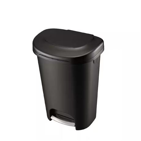 Poubelle à pédale 13 gal noire