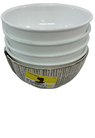 Ens. 4 bols Corelle et 1 bol Thyme & Table