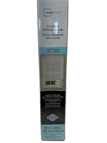 Store cellulaire sans corde Mainstays 40 x 64 po