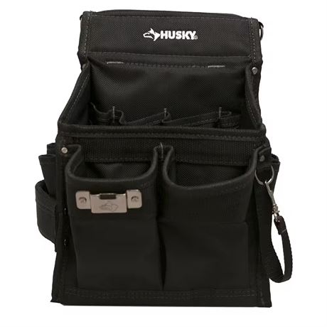 Pochette outil électricien 14 poches noire