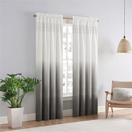 1 PANNEAU - Rideau décoratif ombré Arashi Vue