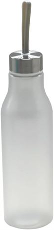 Bouteille d’eau transparente 20 oz – bouchon acier, sans BPA